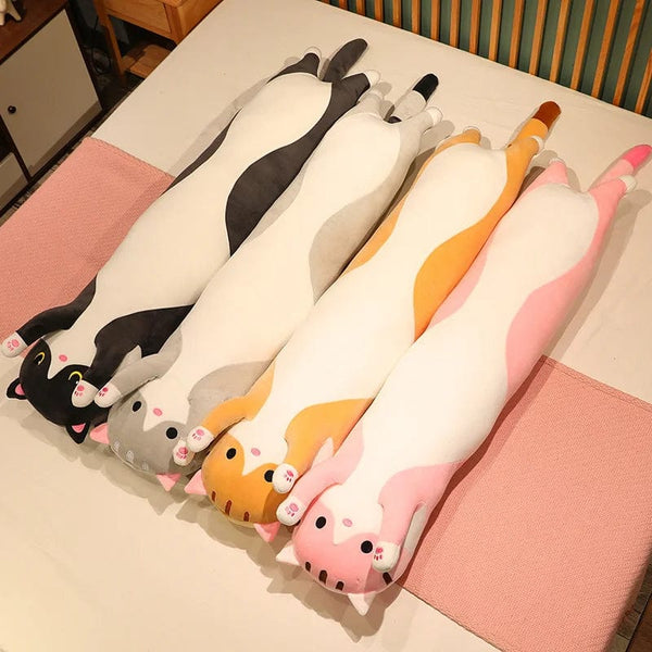 Planet Gates 10 Styles 50-150cm Long Cat Plush Toys Stuffed Soft Pause Office Nap Doll Bed Sleepping Pillow Home Decor Birthday Girls Gifts