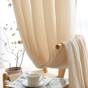 Planet Gates 100.0cm*200.0cm / Beige Color 1pc Velvet Window Sheer Curtain Suitable For Living Room, Bedroom, Kitchen, Bathroom, Home Decor, Room Decor