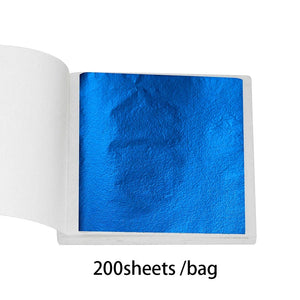 Planet Gates 100-200sheets Imitation Gold Foil Paper Leaf Gilding DIY Epoxy Resin Mold Jewelry Making Filling Decorate Resin Crafts Tool