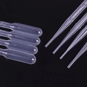 Planet Gates 100/250PCS Multi-function Disposable Dropper Transparent Pipettes Liquid Transfer Graduated Pipettes Lab Test Tubes Supplies