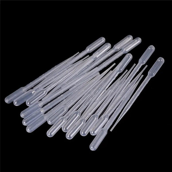 Planet Gates 100/250PCS Multi-function Disposable Dropper Transparent Pipettes Liquid Transfer Graduated Pipettes Lab Test Tubes Supplies
