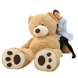 Planet Gates 100-260cm Cheap unstuffed America Giant Bear Plush Toy Soft Bear Skin Birthday Valentine's Gifts For Girl Kid's Toy