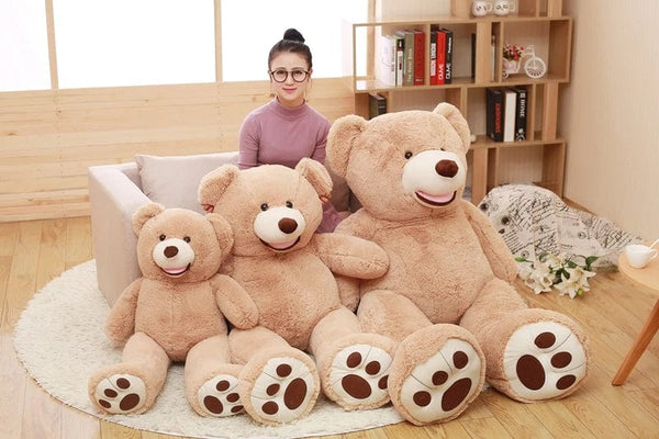 Planet Gates 100-260cm Cheap unstuffed America Giant Bear Plush Toy Soft Bear Skin Birthday Valentine's Gifts For Girl Kid's Toy