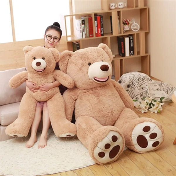 Planet Gates 100-260cm Cheap unstuffed America Giant Bear Plush Toy Soft Bear Skin Birthday Valentine's Gifts For Girl Kid's Toy