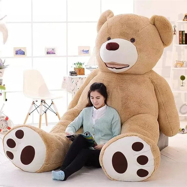 Planet Gates 100-260cm Cheap unstuffed America Giant Bear Plush Toy Soft Bear Skin Birthday Valentine's Gifts For Girl Kid's Toy