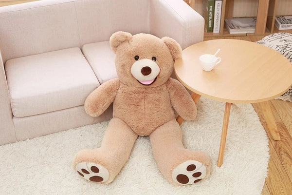 Planet Gates 100-260cm Cheap unstuffed America Giant Bear Plush Toy Soft Bear Skin Birthday Valentine's Gifts For Girl Kid's Toy