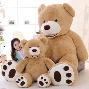 Planet Gates 100-260cm Cheap unstuffed America Giant Bear Plush Toy Soft Bear Skin Birthday Valentine's Gifts For Girl Kid's Toy