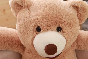 Planet Gates 100-260cm Cheap unstuffed America Giant Bear Plush Toy Soft Bear Skin Birthday Valentine's Gifts For Girl Kid's Toy