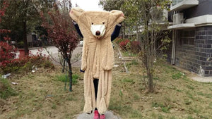 Planet Gates 100-260cm Cheap unstuffed America Giant Bear Plush Toy Soft Bear Skin Birthday Valentine's Gifts For Girl Kid's Toy