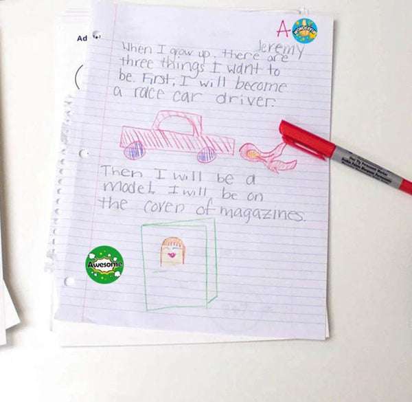 Planet Gates 100-500Pcs Cute Cartoon Animals Reward Stickers for Kids School Teacher Supplies Kids Classic Toy Gift Sealing Decor Stationery