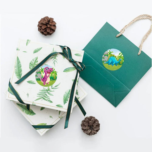 Planet Gates 100-500pcs Round Cartoon Toys Animal stickers for kids Teacher Reward Encourage Sticker Office Stationery for children 1inch