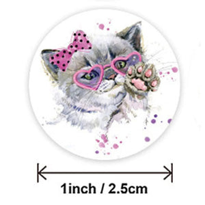 Planet Gates 100-500pcs Teacher Reward Sticker Fun Motivation Cat Dog Sticker for School Teacher Student Stationery Stickers Kids