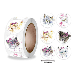Planet Gates 100-500pcs Teacher Reward Sticker Fun Motivation Cat Dog Sticker for School Teacher Student Stationery Stickers Kids