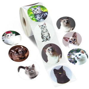 Planet Gates 100-500pcs Teacher Reward Sticker Fun Motivation Cat Dog Sticker for School Teacher Student Stationery Stickers Kids
