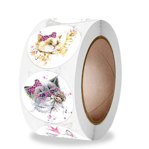 Planet Gates 100-500pcs Teacher Reward Sticker Fun Motivation Cat Dog Sticker for School Teacher Student Stationery Stickers Kids