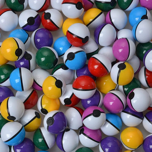 Planet Gates 100 Ball(3cm)B Original Pokemon Anime Action Figure Pikachu Pocket Monster Pokeball  With Mini Figure Toys For Children Gifts