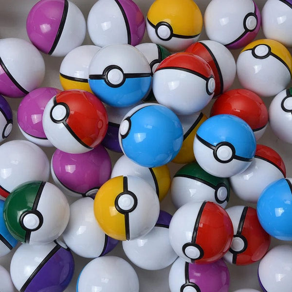 Planet Gates 100 Ball(3cm)B Original Pokemon Anime Action Figure Pikachu Pocket Monster Pokeball  With Mini Figure Toys For Children Gifts