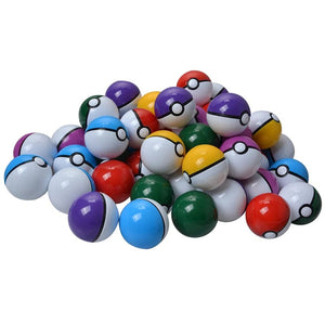 Planet Gates 100 Ball(3cm)B Original Pokemon Anime Action Figure Pikachu Pocket Monster Pokeball  With Mini Figure Toys For Children Gifts