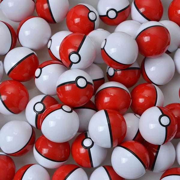 Planet Gates 100 Ball(3cm)B Original Pokemon Anime Action Figure Pikachu Pocket Monster Pokeball  With Mini Figure Toys For Children Gifts