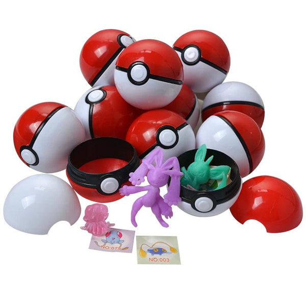 Planet Gates 100 Ball(3cm)B Original Pokemon Anime Action Figure Pikachu Pocket Monster Pokeball  With Mini Figure Toys For Children Gifts