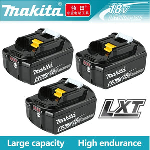 Planet Gates 100% Original Makita Rechargeable Power Tool Battery, Replaceable LED Lithium-ion, 6.0 Ah 18V LXT BL1860B BL1860BL1850 BL1830