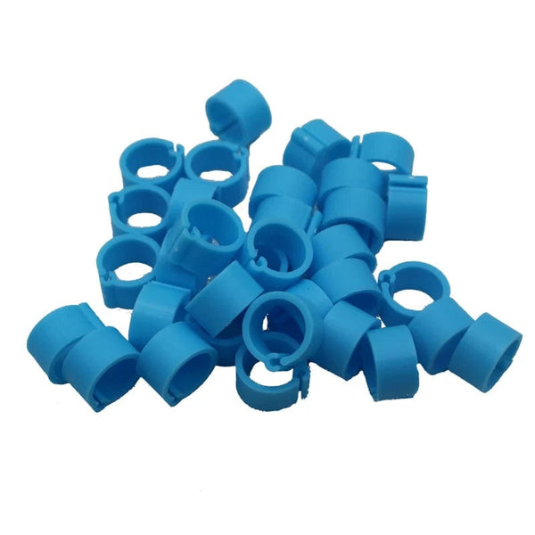 Planet Gates 100 Pcs 8mm Inner Diameter 7mm Height Birds Foot Rings 10 Colors Without Text Parrot Pigeon Identification Ring Birds Carriers