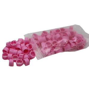 Planet Gates 100 Pcs 8mm Inner Diameter 7mm Height Birds Foot Rings 10 Colors Without Text Parrot Pigeon Identification Ring Birds Carriers