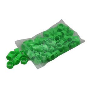 Planet Gates 100 Pcs 8mm Inner Diameter 7mm Height Birds Foot Rings 10 Colors Without Text Parrot Pigeon Identification Ring Birds Carriers
