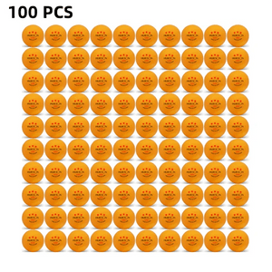 Planet Gates 100 PCS Orange Huieson Professional 3 Star Ping Pong Balls ABS+ New Material Table Tennis Balls for Multi-ball Training Robot