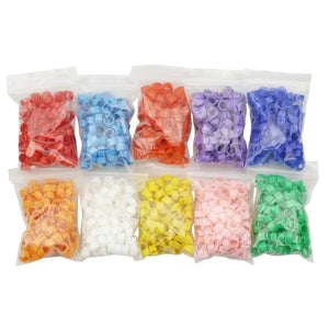 Planet Gates 100 Pcs Plastic Foot Ring Pigeon Foot Ring 8mm Bird Mark Foot Ring Bird Breeding Pigeon Poultry Feeding Poultry PIGEON FOOT RING