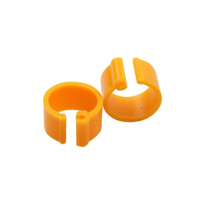 Planet Gates 100 Pcs Plastic Foot Ring Pigeon Foot Ring 8mm Bird Mark Foot Ring Bird Breeding Pigeon Poultry Feeding Poultry PIGEON FOOT RING