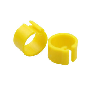 Planet Gates 100 Pcs Plastic Foot Ring Pigeon Foot Ring 8mm Bird Mark Foot Ring Bird Breeding Pigeon Poultry Feeding Poultry PIGEON FOOT RING