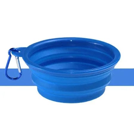 Planet Gates 1000/350ml Solid Color Foldable Dog Bowl Food Container Collapsible Dog Bowl Water Dish Feeder Portable Water Bowl for Pet Cats