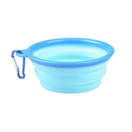 Planet Gates 1000/350ml Solid Color Foldable Dog Bowl Food Container Collapsible Dog Bowl Water Dish Feeder Portable Water Bowl for Pet Cats