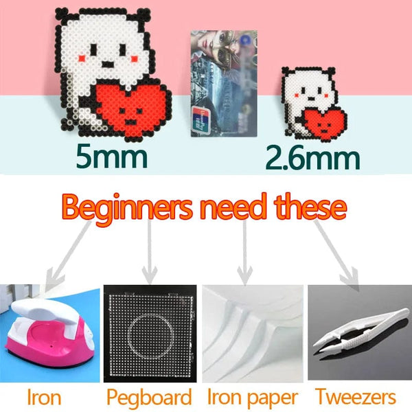 Planet Gates 1000 pcs/Bag 5mm Hama Beads Puzzle Perlen Iron Beads Diy Perler Fuse Bead Intelligence Educational Toys