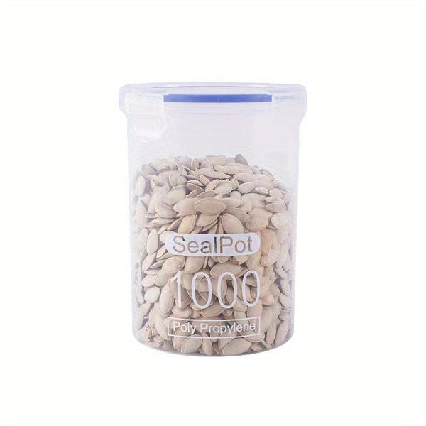 Planet Gates 1000ml 1pc Sealed Kitchen Storage Jar for Cereal and Miscellaneous Food - Easy to Use and Organize Kitchen Accessory
