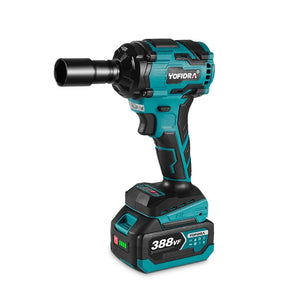 Planet Gates 1000N.M Torque Brushless Electric Impact Wrench 1/2 inch Lithium-Ion Battery Cordless Wrench Power Tools For Makita 18V Battery