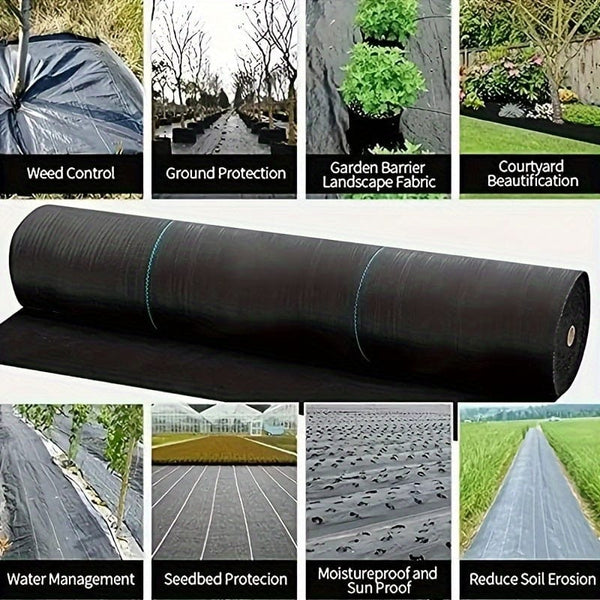 Planet Gates 100cm*100cm 3pcs, Plant Weed Block Mulch,99.82cm X 99.82cm Woven Square Weed Barrier Fabric, Garden Mat For Weed Control Root Protection