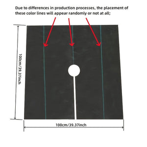 Planet Gates 100cm*100cm 3pcs, Plant Weed Block Mulch,99.82cm X 99.82cm Woven Square Weed Barrier Fabric, Garden Mat For Weed Control Root Protection