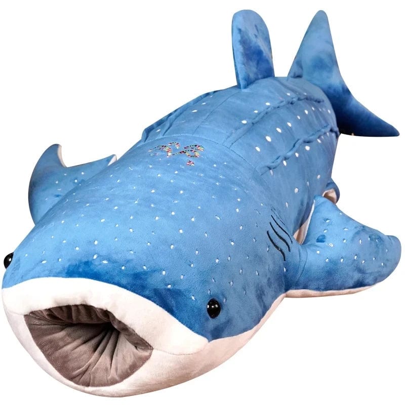 Planet Gates 100cm 50/100CM New Cartoon Blue Shark Stuffed Plush Toys Big Fish Whale Baby Soft Animal Pillow Dolls Children Birthday Gifts