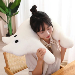 Planet Gates 100CM Cute Soft Long Cat Pillow Plush Toys Stuffed Office Sleeping Cushion Bed Sleep Pillow Home Decor Gift Doll for Kids Girls