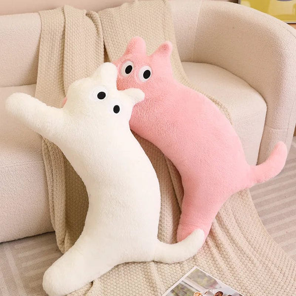 Planet Gates 100CM Cute Soft Long Cat Pillow Plush Toys Stuffed Office Sleeping Cushion Bed Sleep Pillow Home Decor Gift Doll for Kids Girls