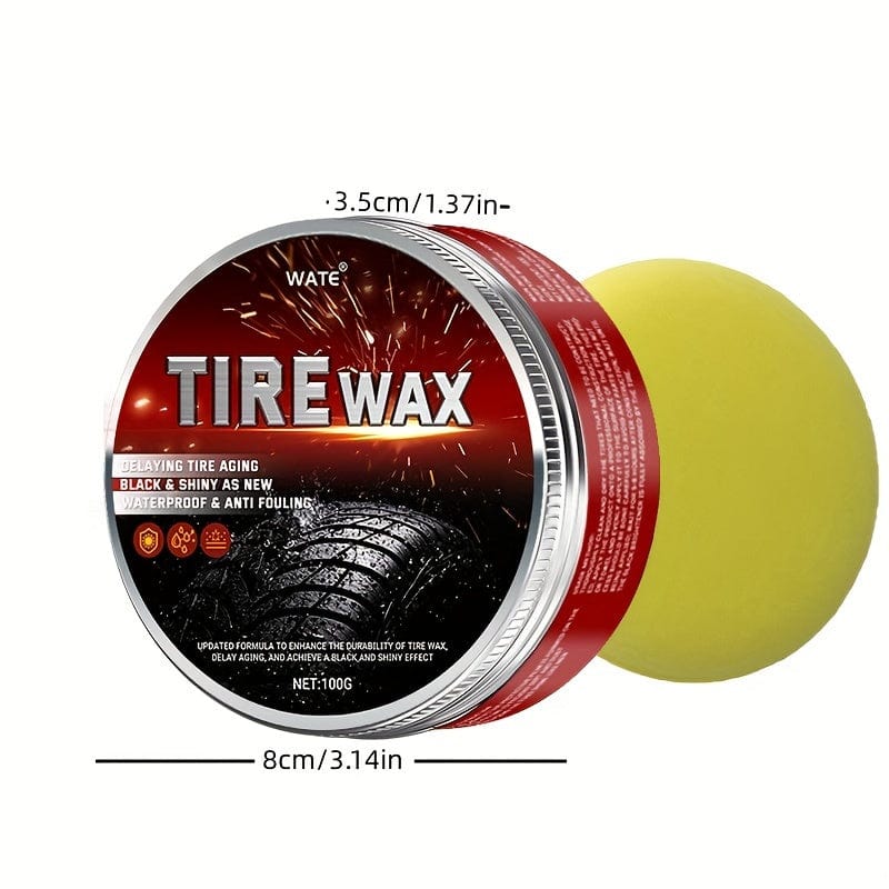 Planet Gates 100g 100g Car Tire Wax Cleaning And Renewal Tire Brightener Sunscreen Long-lasting Liquid Tire Glaze Anti-aging And Gloss Enhancer Protective Agent