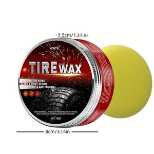 Planet Gates 100g 100g Car Tire Wax Cleaning And Renewal Tire Brightener Sunscreen Long-lasting Liquid Tire Glaze Anti-aging And Gloss Enhancer Protective Agent