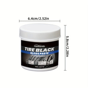 Planet Gates 100g / 1pc Automobile Tire Maintenance Cream. Tire Cleaning, Hub Decontamination, Brightening, Durable Rust Removal And Cleaning Agent