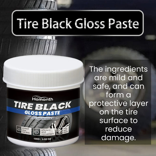Planet Gates 100g / 1pc Automobile Tire Maintenance Cream. Tire Cleaning, Hub Decontamination, Brightening, Durable Rust Removal And Cleaning Agent