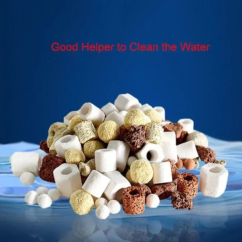 Planet Gates 100g 250g 500g More Than 10 Types Aquarium Bio Balls Biochemical Ball Filter Media for Aquarium Filter Accessories for Fish Tank