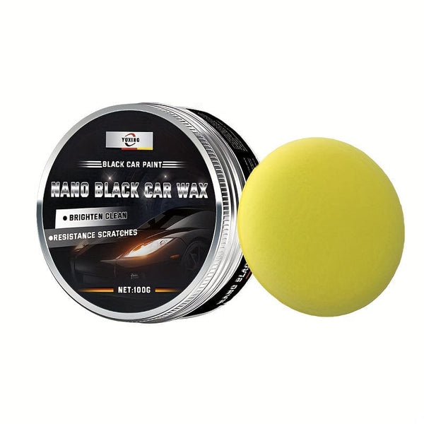 Planet Gates 100g Black Car Wax Scratch Repair Decontamination Light Up Maintenance Wax Car Paint Maintenance Plating Film 100G Car Maintenance Supplies