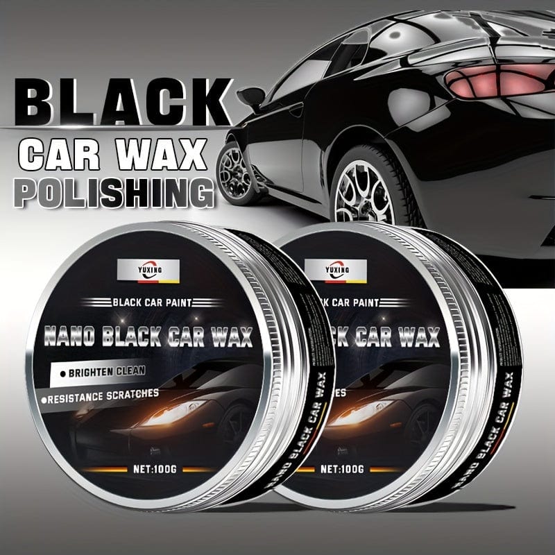 Planet Gates 100g Black Car Wax Scratch Repair Decontamination Light Up Maintenance Wax Car Paint Maintenance Plating Film 100G Car Maintenance Supplies