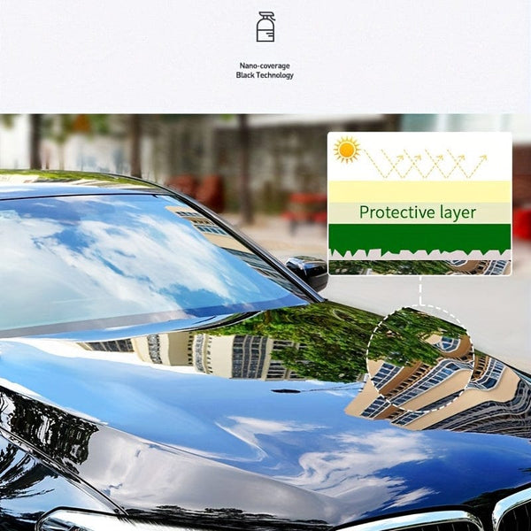 Planet Gates 100g Black Car Wax Scratch Repair Decontamination Light Up Maintenance Wax Car Paint Maintenance Plating Film 100G Car Maintenance Supplies